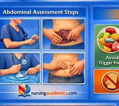 Abdominal assessment visual