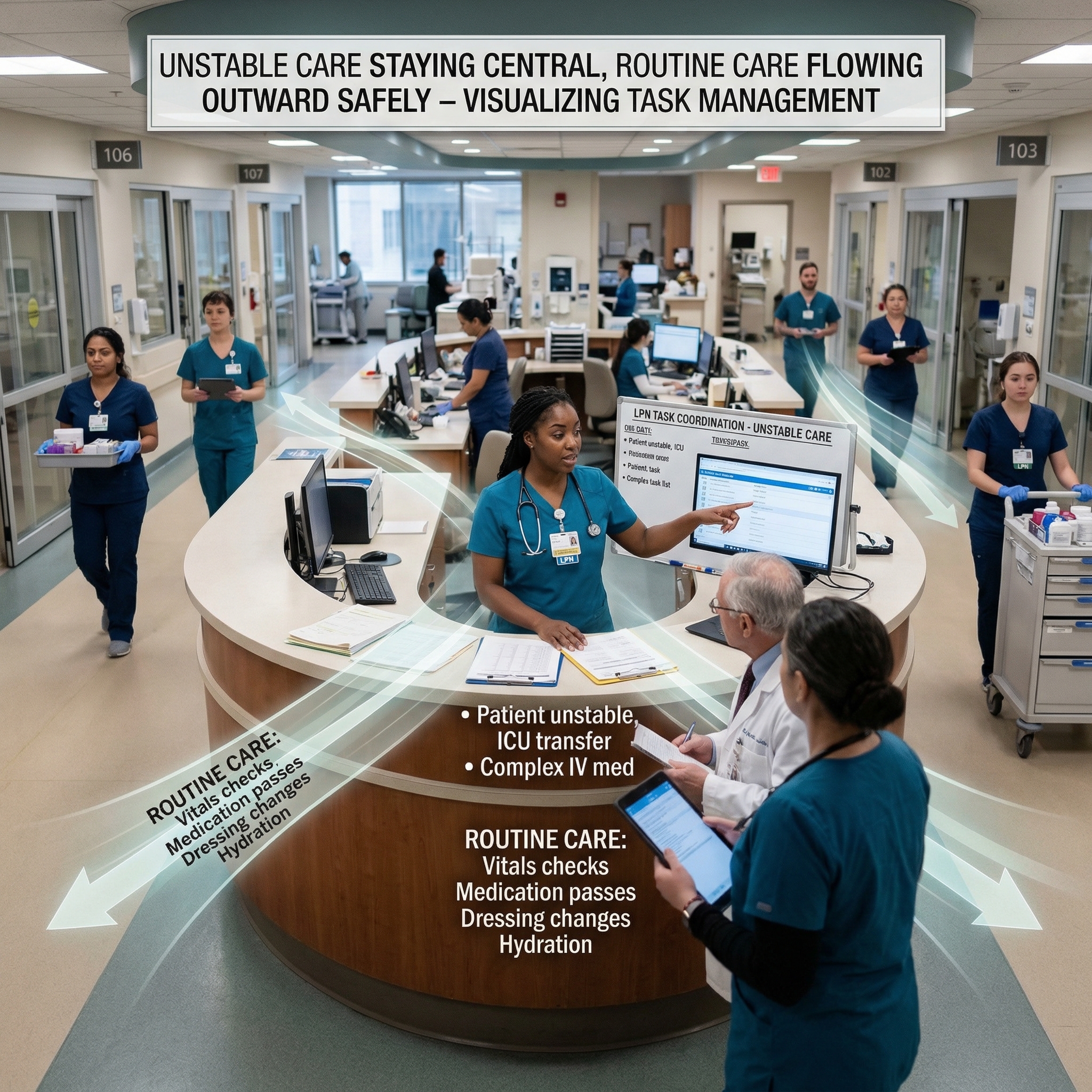 Delegation and safe patient care visual