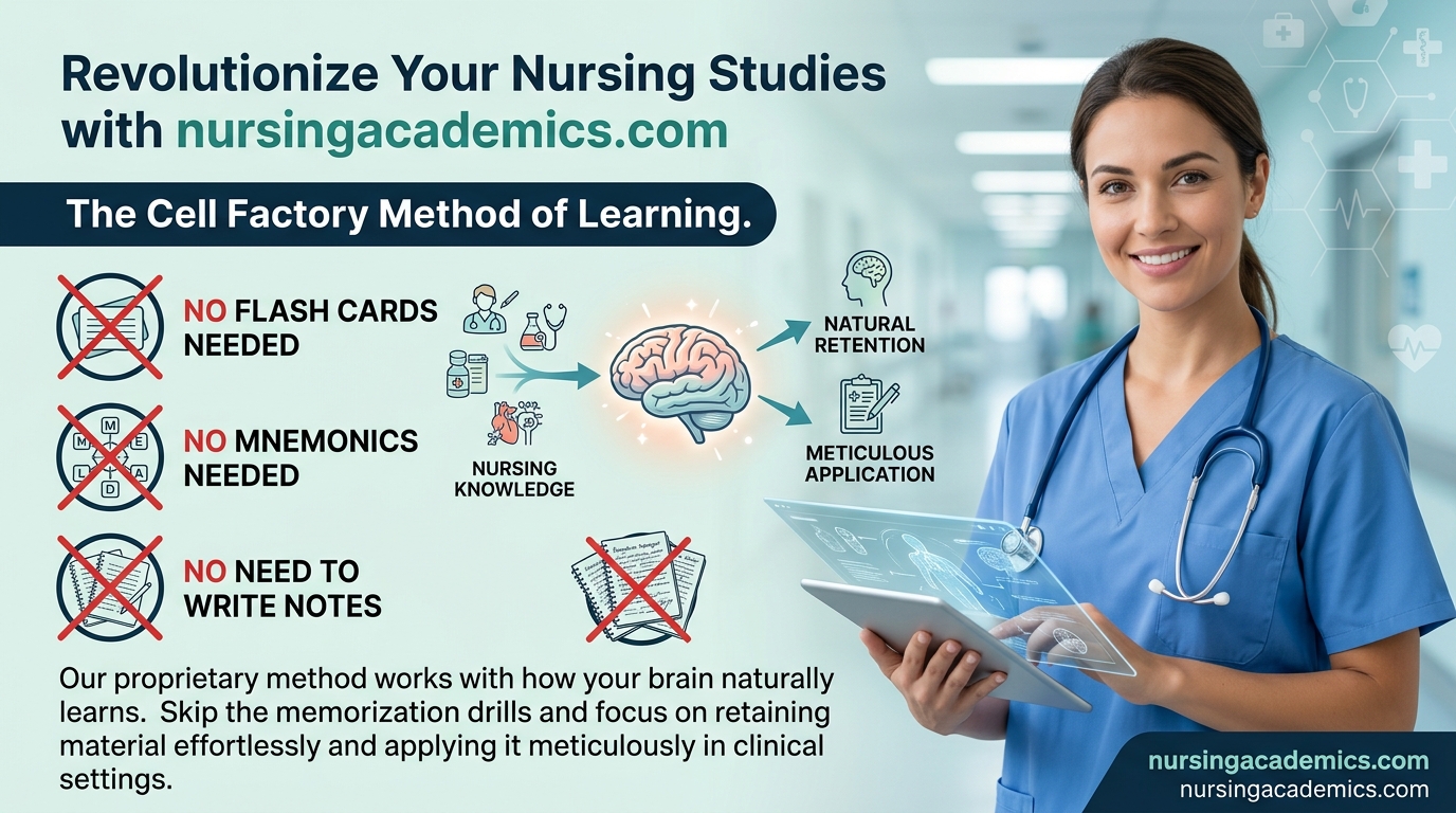 The Cell Factory Method of Learning - no flash cards, no mnemonics, no notes needed. Natural retention and meticulous application.