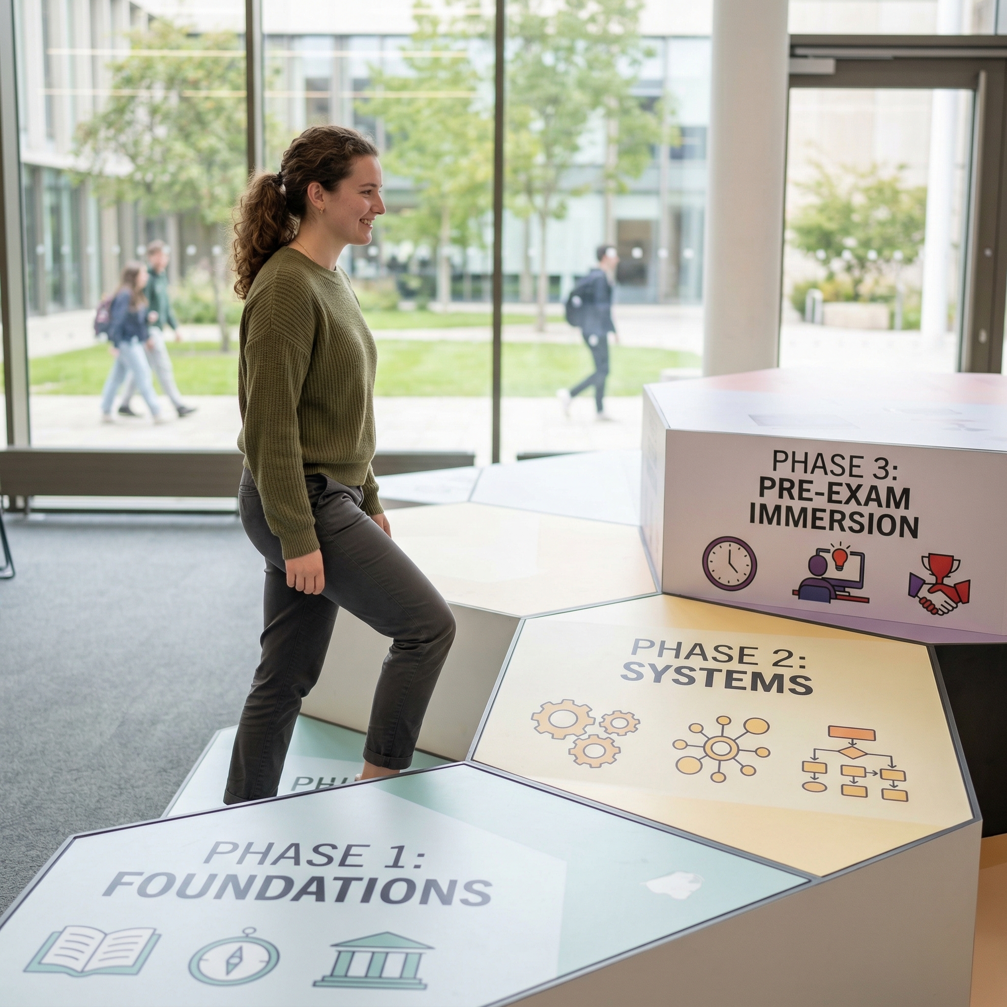 Overwhelmed nursing student finding clarity