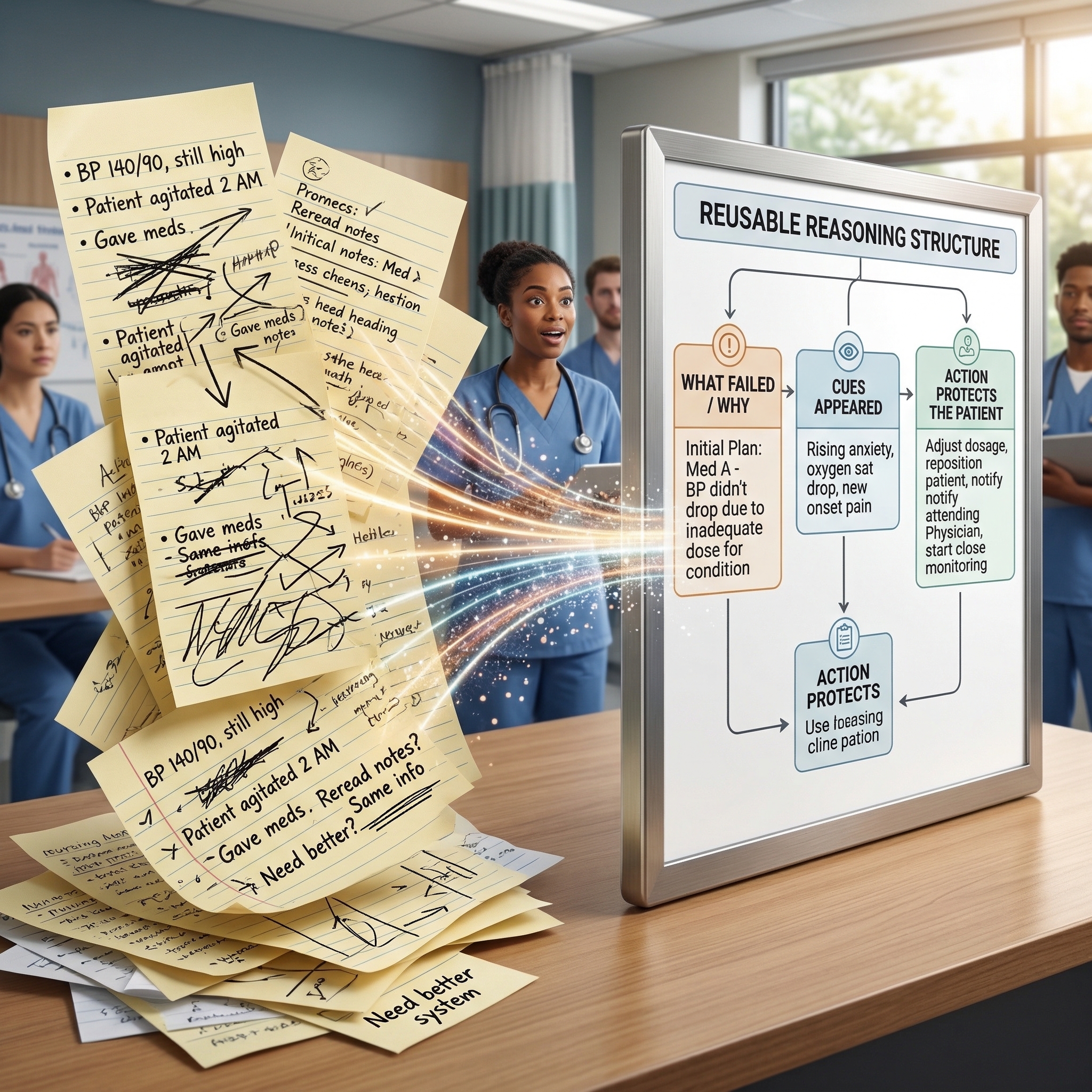 Clinical reasoning visual