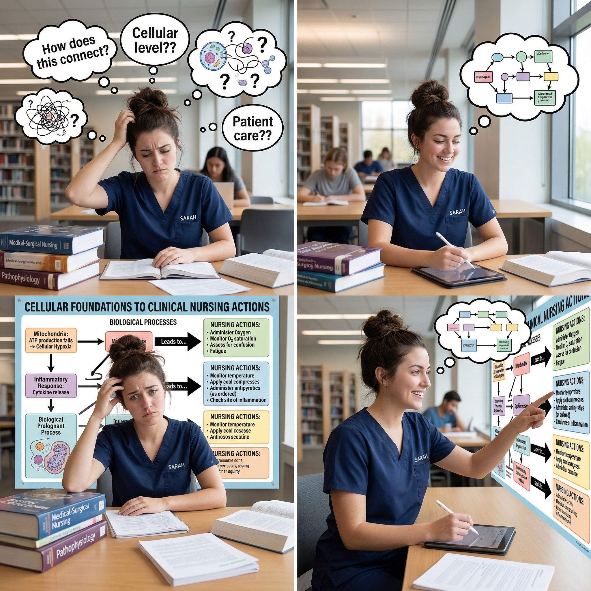 Student clarity and clinical judgment visual